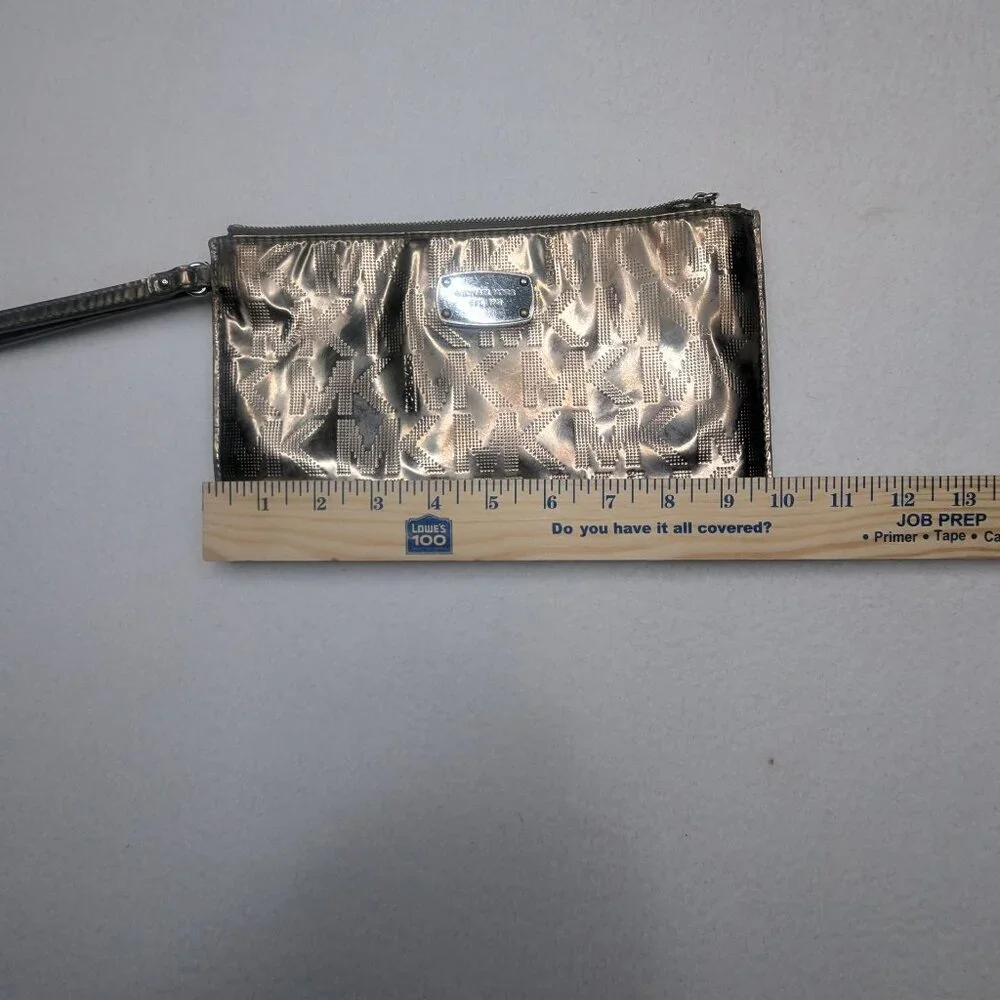 Silver/Grey Mirrored Michael Kors Small Bag/Wristlet